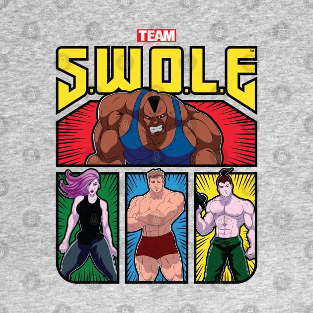 TEAM SWOLE HEROES by D3